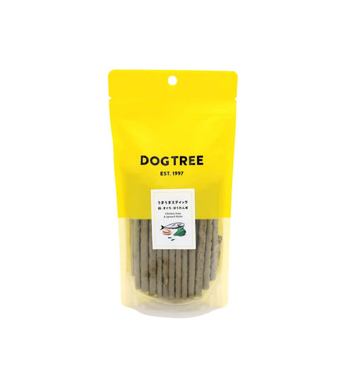 DOG TREE(ドッグツリー)うまうまスティック鶏・まぐろ・ほうれん草 170g